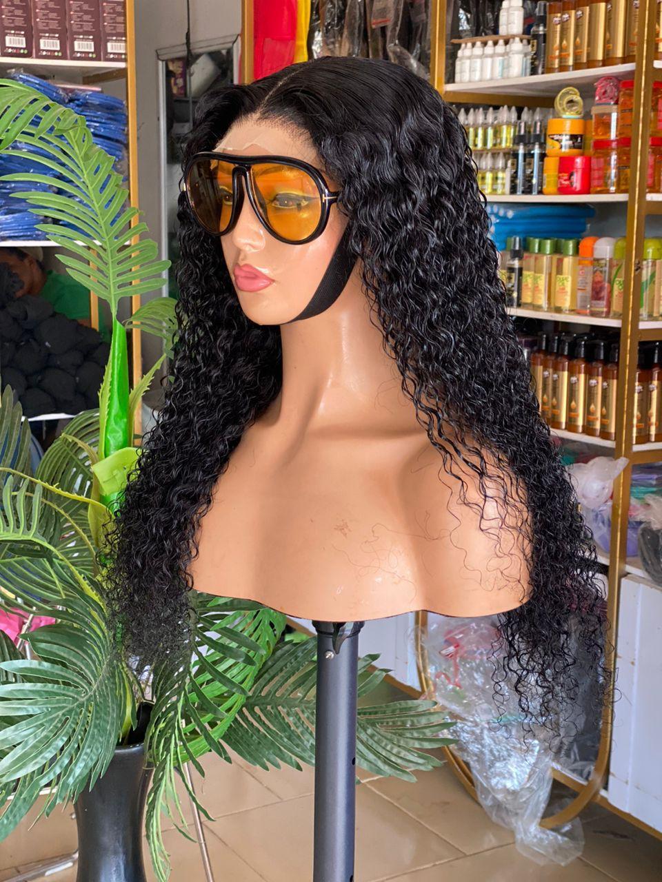 Porshe curl Frontal Wigcap